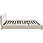 Milo - Bed voor volwassenen - Fluweel - Beige