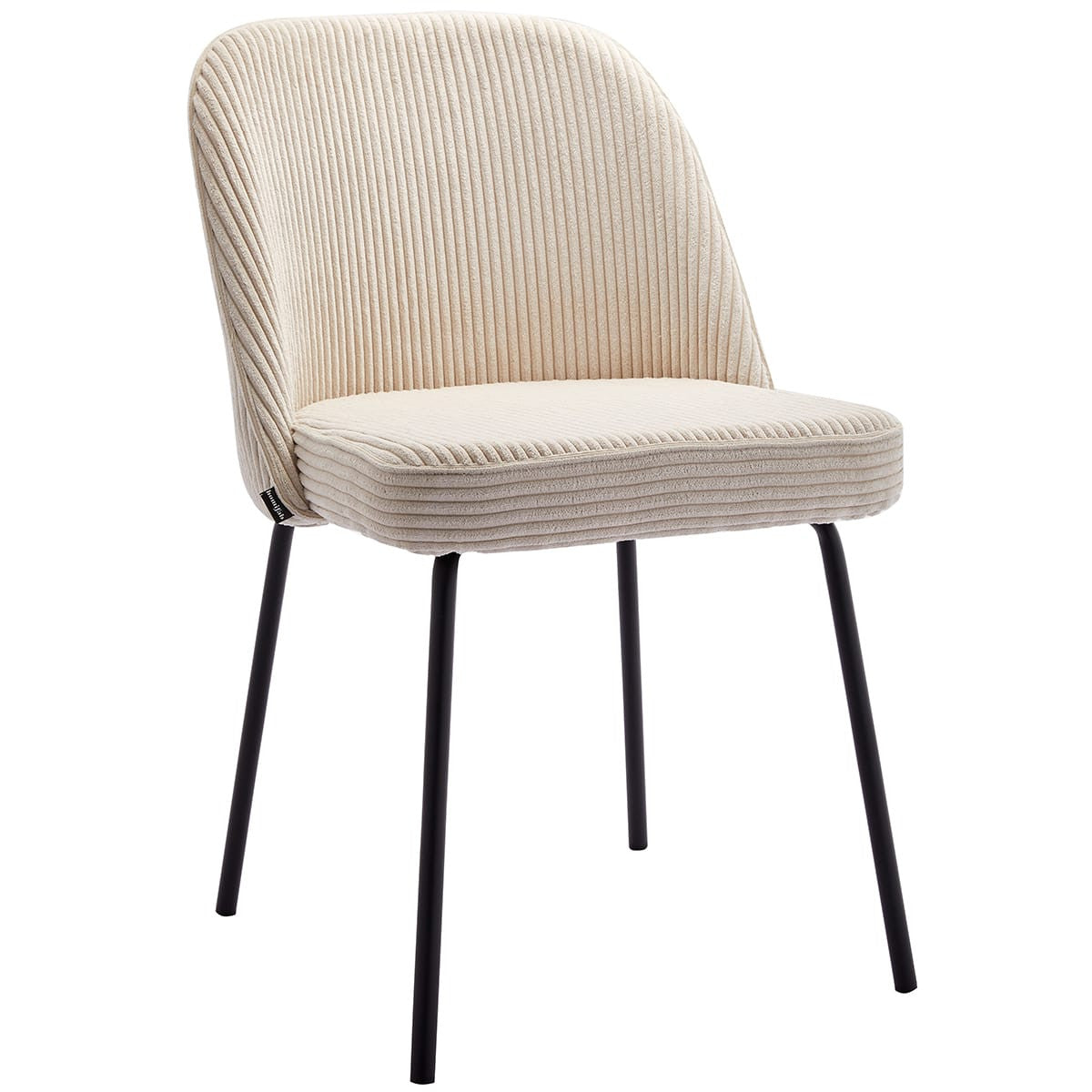 Olden - Set Di 2 Sedie Da Pranzo - Velluto a Coste - Beige