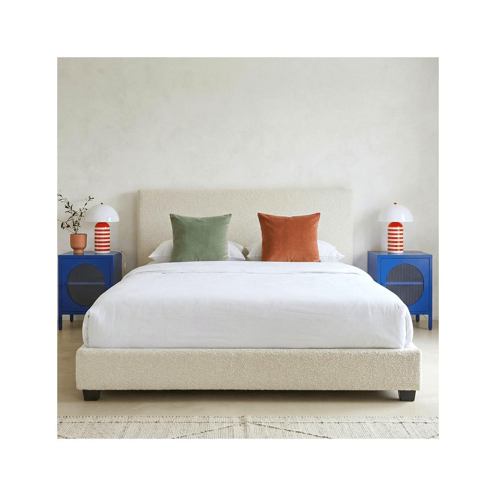 William - Cama de adulto - Tejido bouclé - Beige