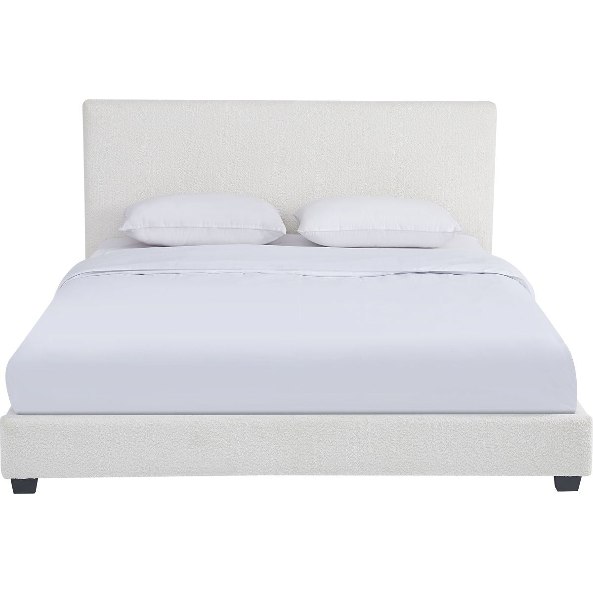 William - Cama de adulto - Tejido bouclé - Beige
