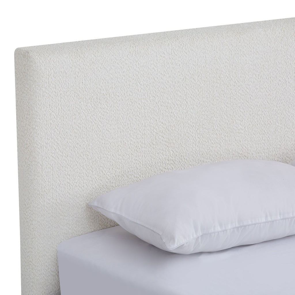 William - Cama de adulto - Tejido bouclé - Beige