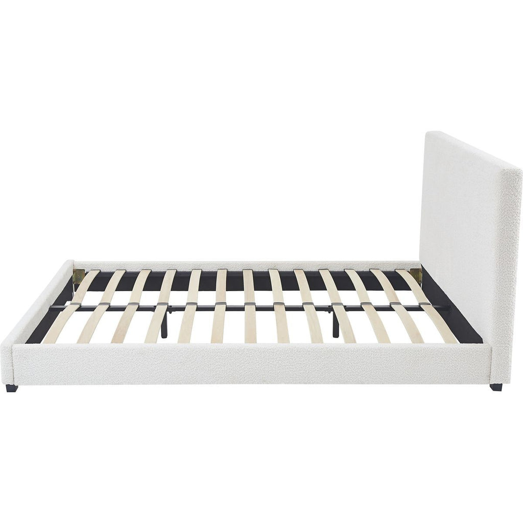 William - Cama de adulto - Tejido bouclé - Beige