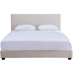 William - Tweepersoonsbed - Ribfluweel - Beige