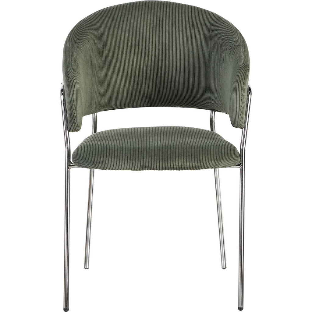 Isya - Zestaw 2 Krzeseł - Sztruks - Khaki