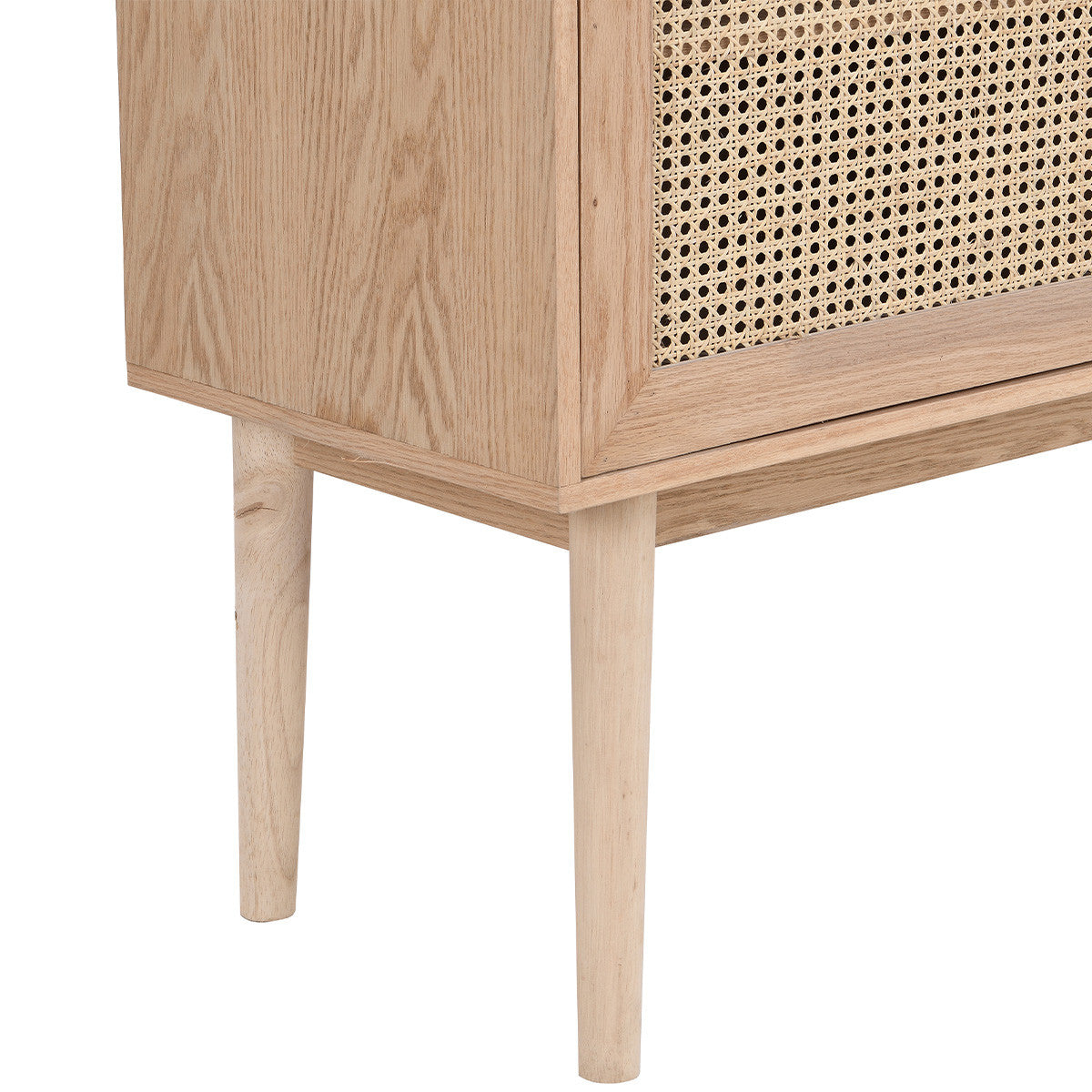 Eden - Dressoir - Rotan webbing en eikenfineer - Hout