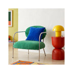 Léon - Fauteuil - Velours Côtelé - Vert Électrique