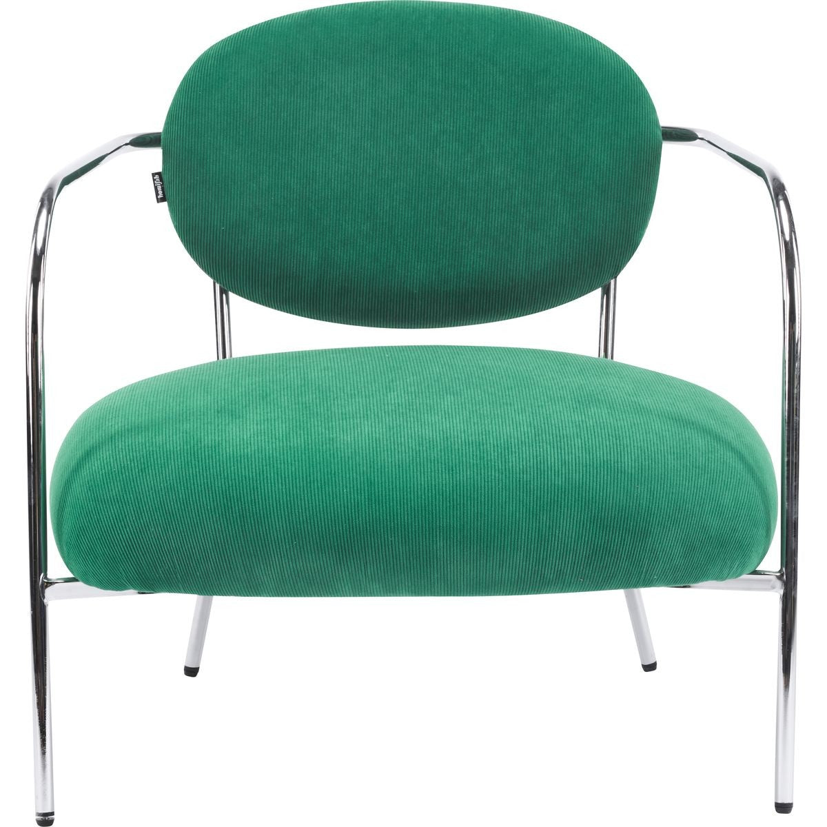 Léon - Fauteuil - Velours Côtelé - Vert Électrique