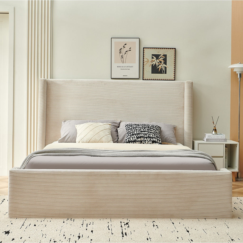 Frida - Adult Bed - Corduroy - Beige