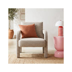 Niko - Armchair - Bouclé Fabric - Taupe