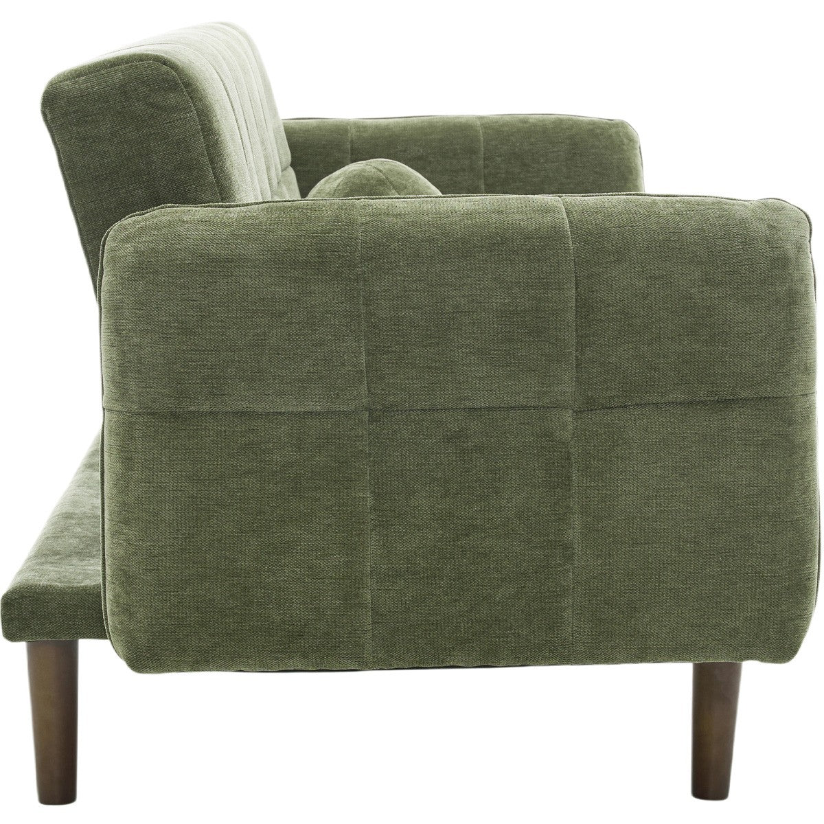 Pavia - Slaapbank - Chenillestof - Olijfgroen