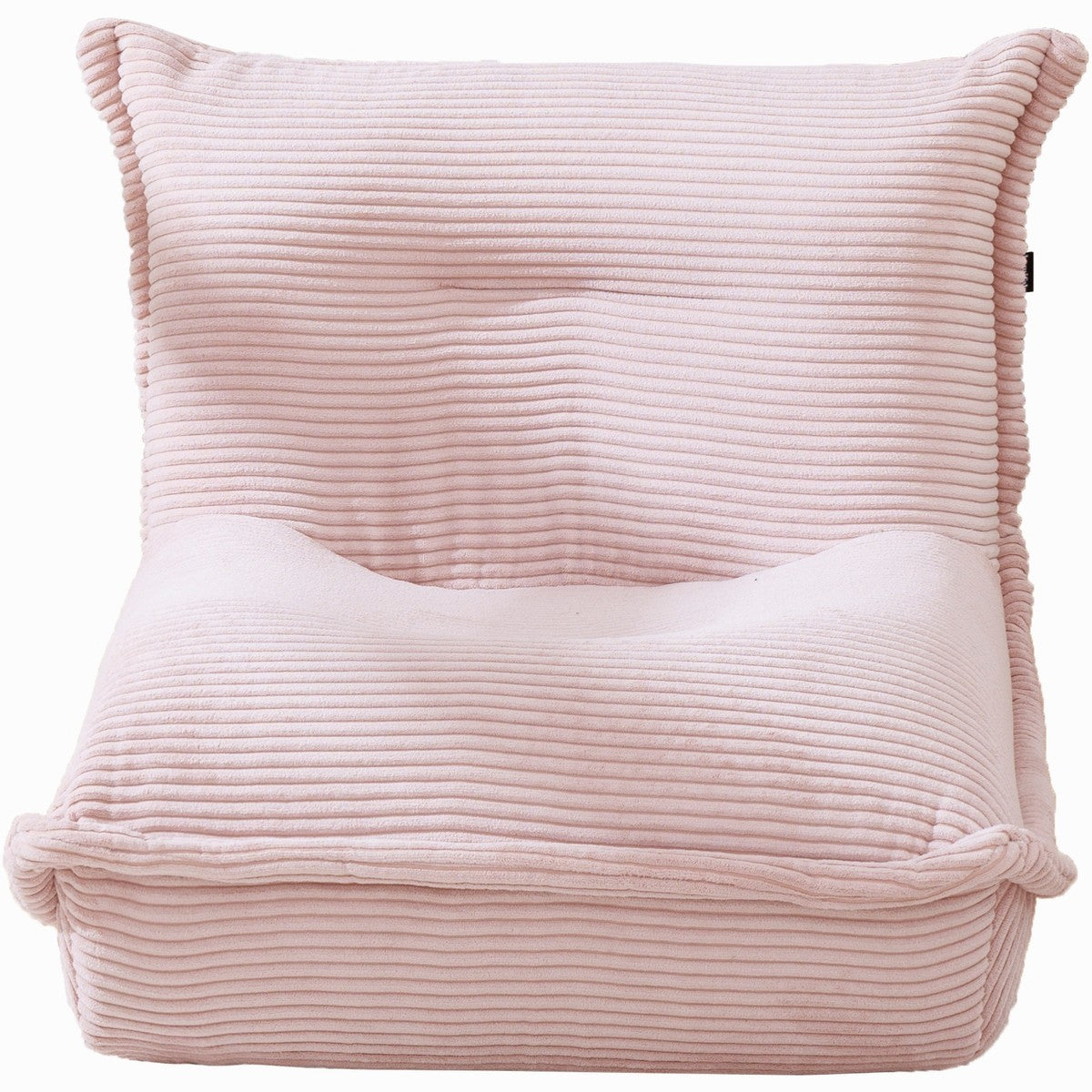 Solaise - Poltrona Modulare Bassa Compressa - Velluto a Coste - Rosa Cipria