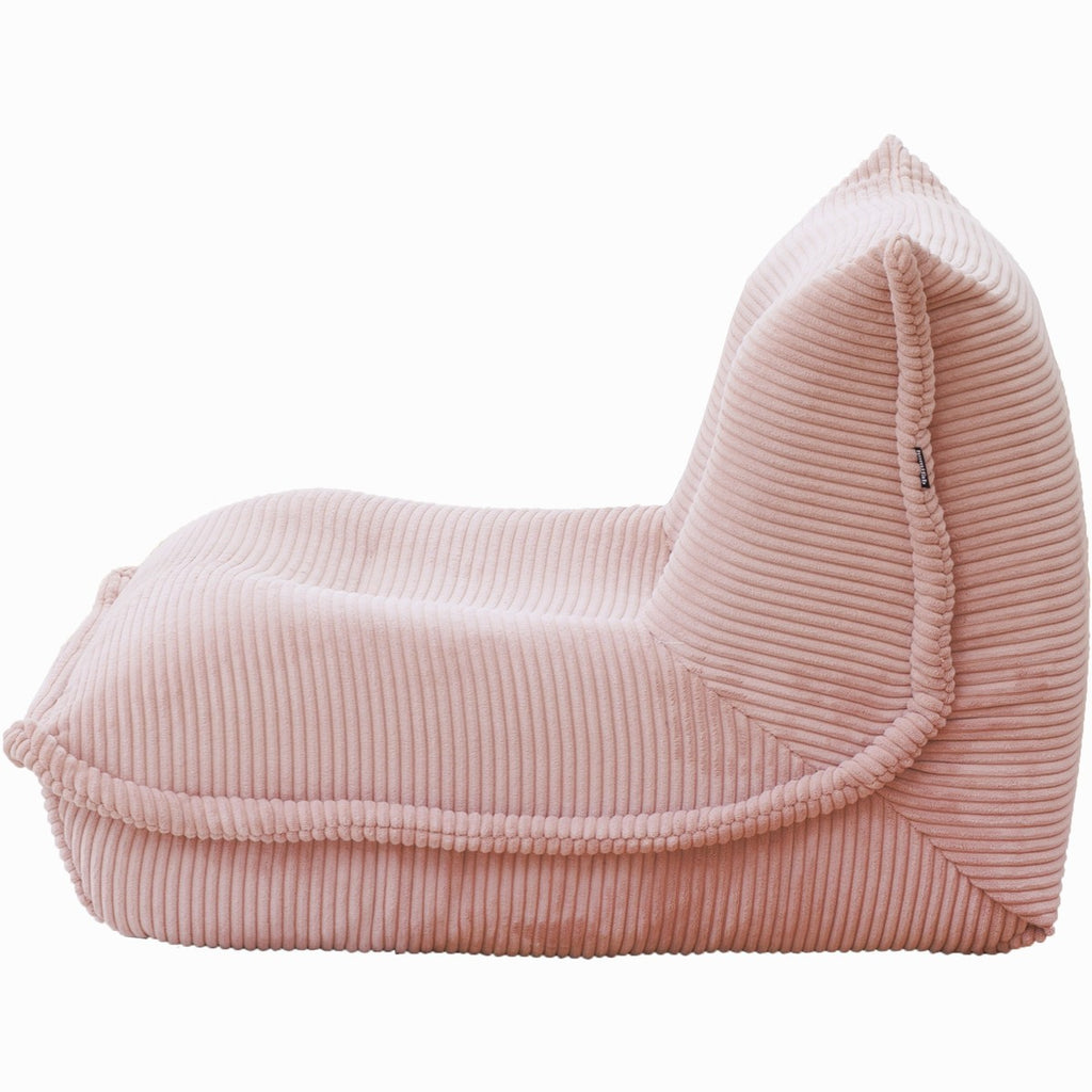 Solaise - Poltrona Modulare Bassa Compressa - Velluto a Coste - Rosa Cipria