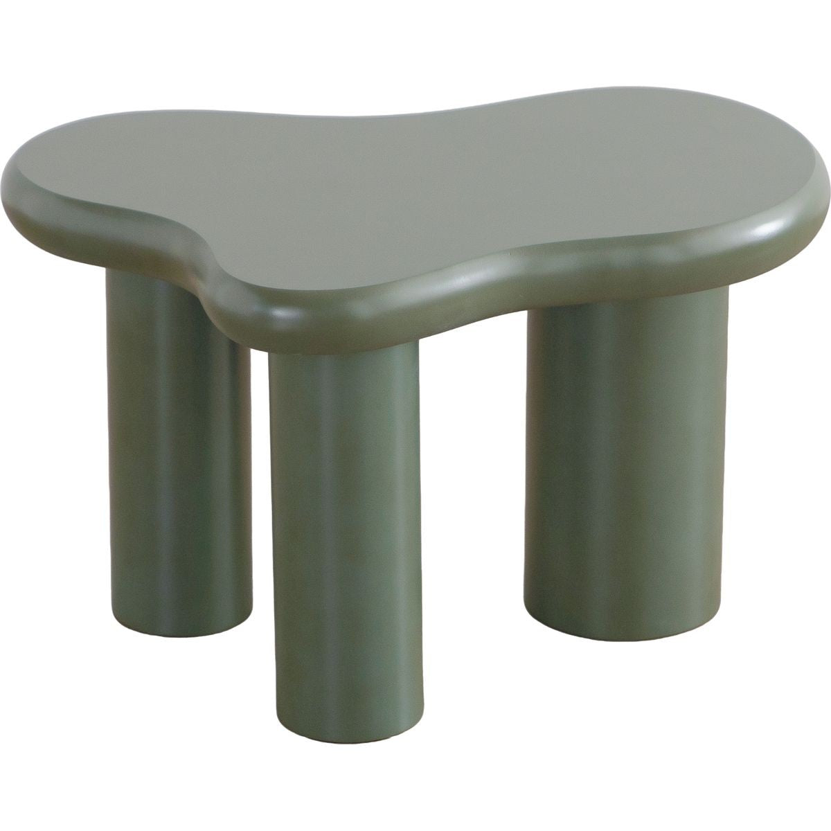 Wave - Set Van 2 Organische Salontafels Trapvormig - MDF - Groen