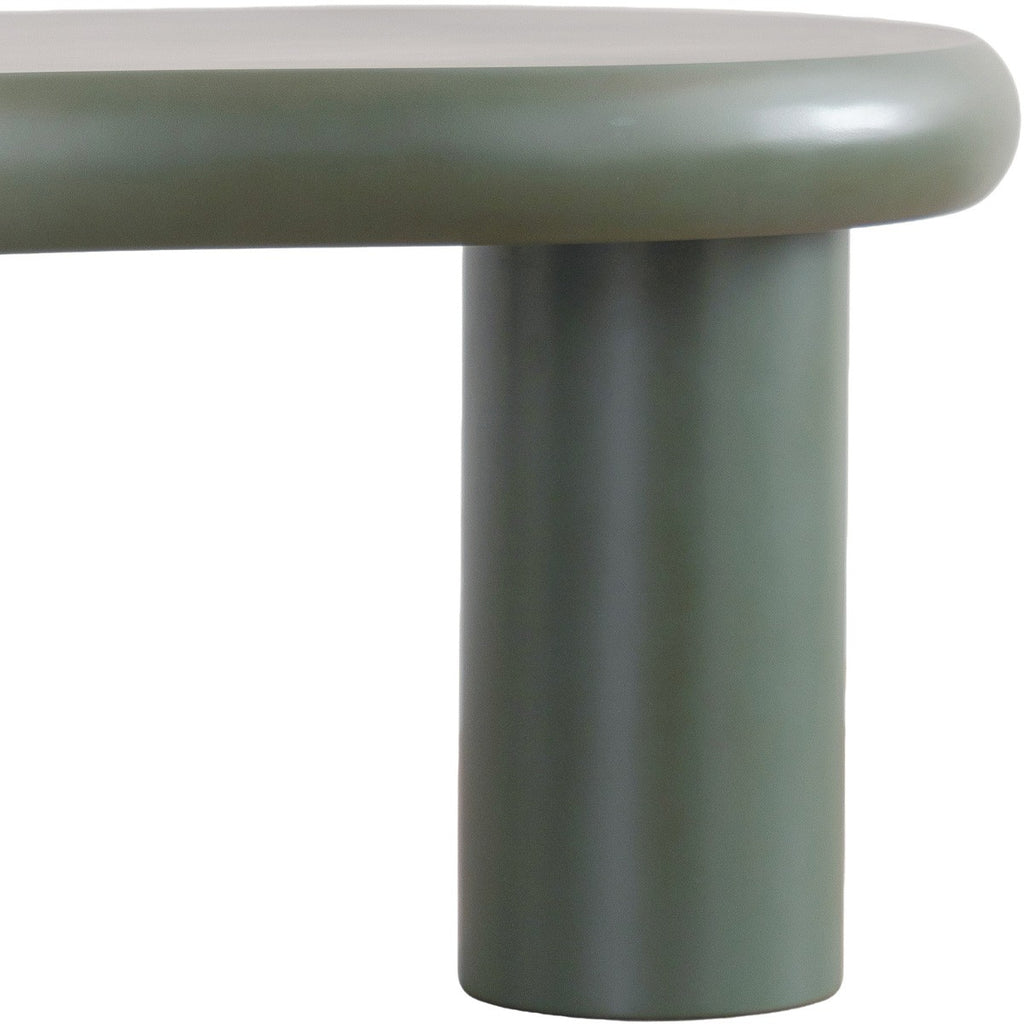 Wave - Set Van 2 Organische Salontafels Trapvormig - MDF - Groen