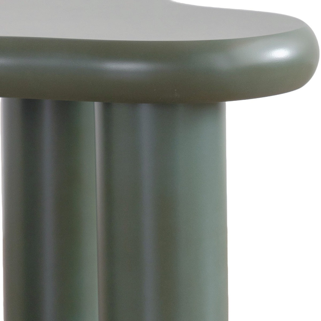 Wave - Set Van 2 Organische Salontafels Trapvormig - MDF - Groen