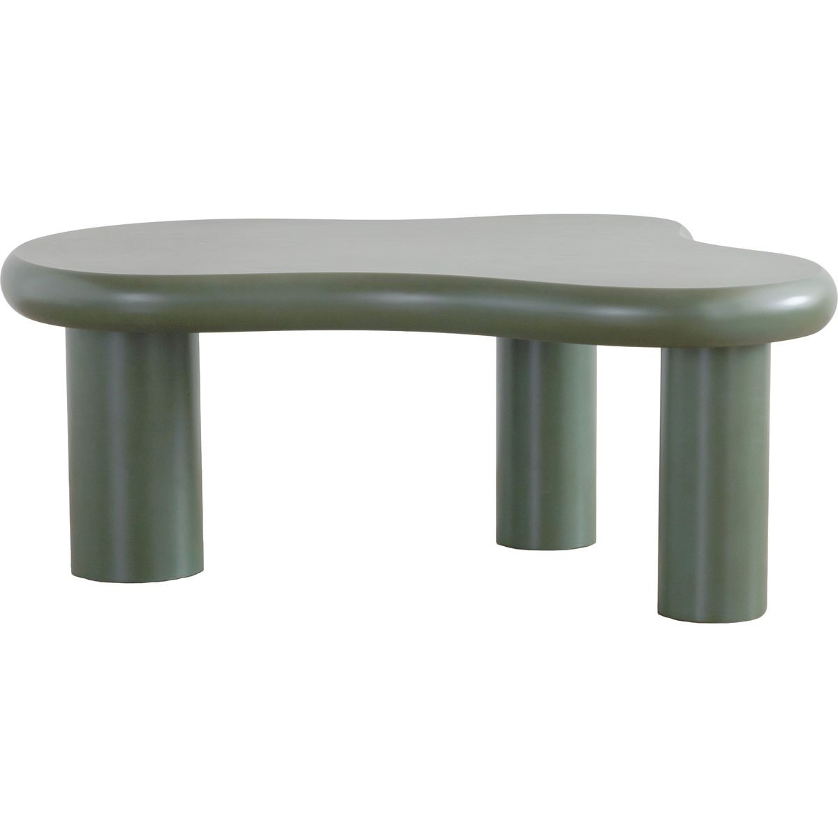 Wave - Set Van 2 Organische Salontafels Trapvormig - MDF - Groen