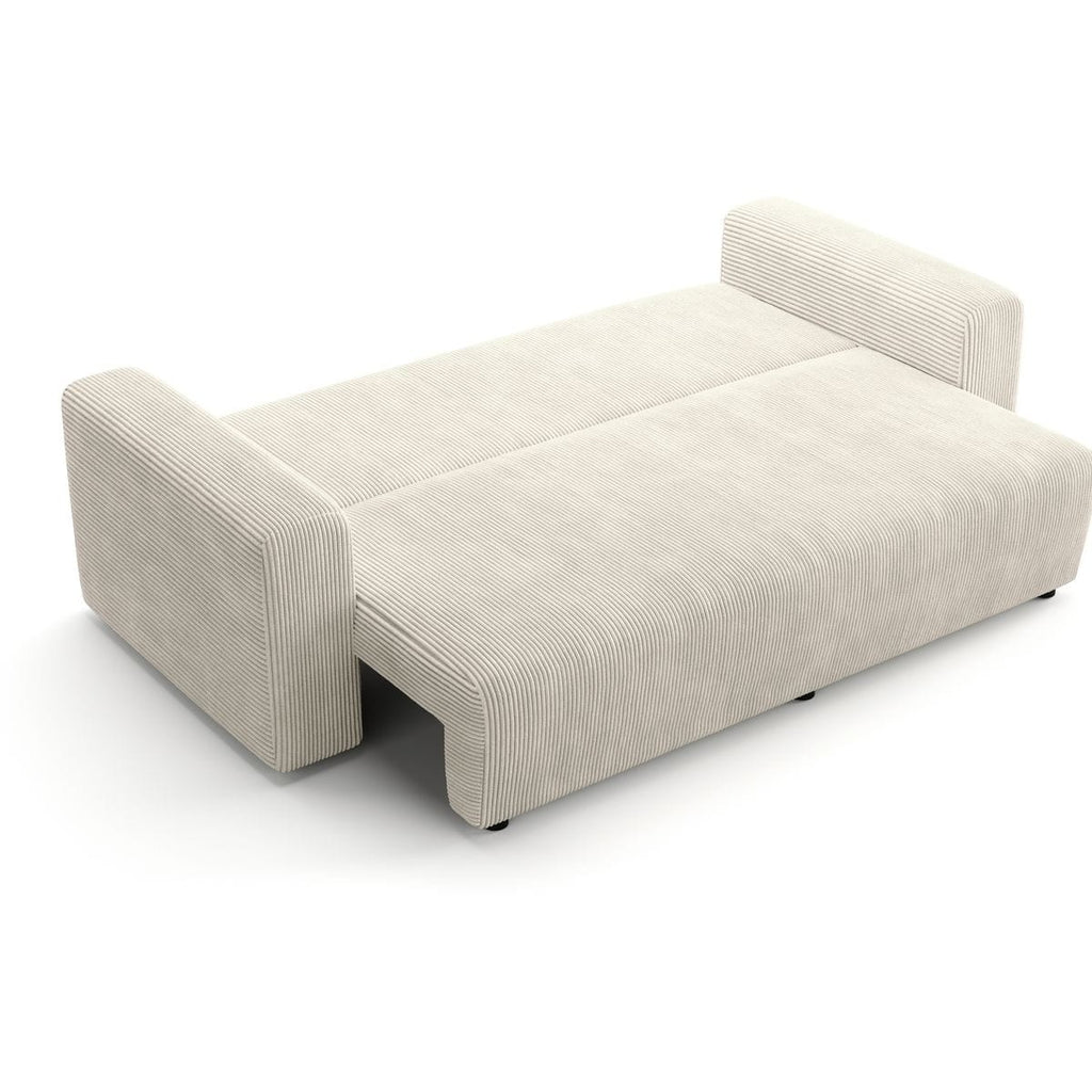 Fjord - Sovesofa - Fløjl - Beige
