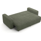 Fjord - Sovesofa - Fløjl - Kakigrøn