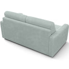 Lumio - Lige sovesofa - Fløjl - Pastelblå
