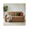Lumio - Sofa Prosta Rozkładana - Tkanina Chenille - Mokka