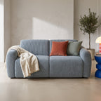 Suzie - Rak bäddsoffa - Manchester - Blå