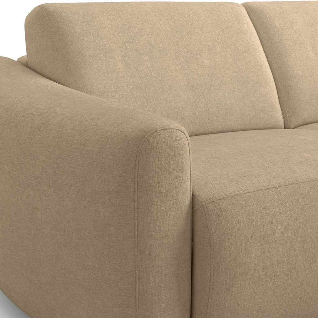 Suzie - Lige Sovesofa - Chenillestof - Taupe