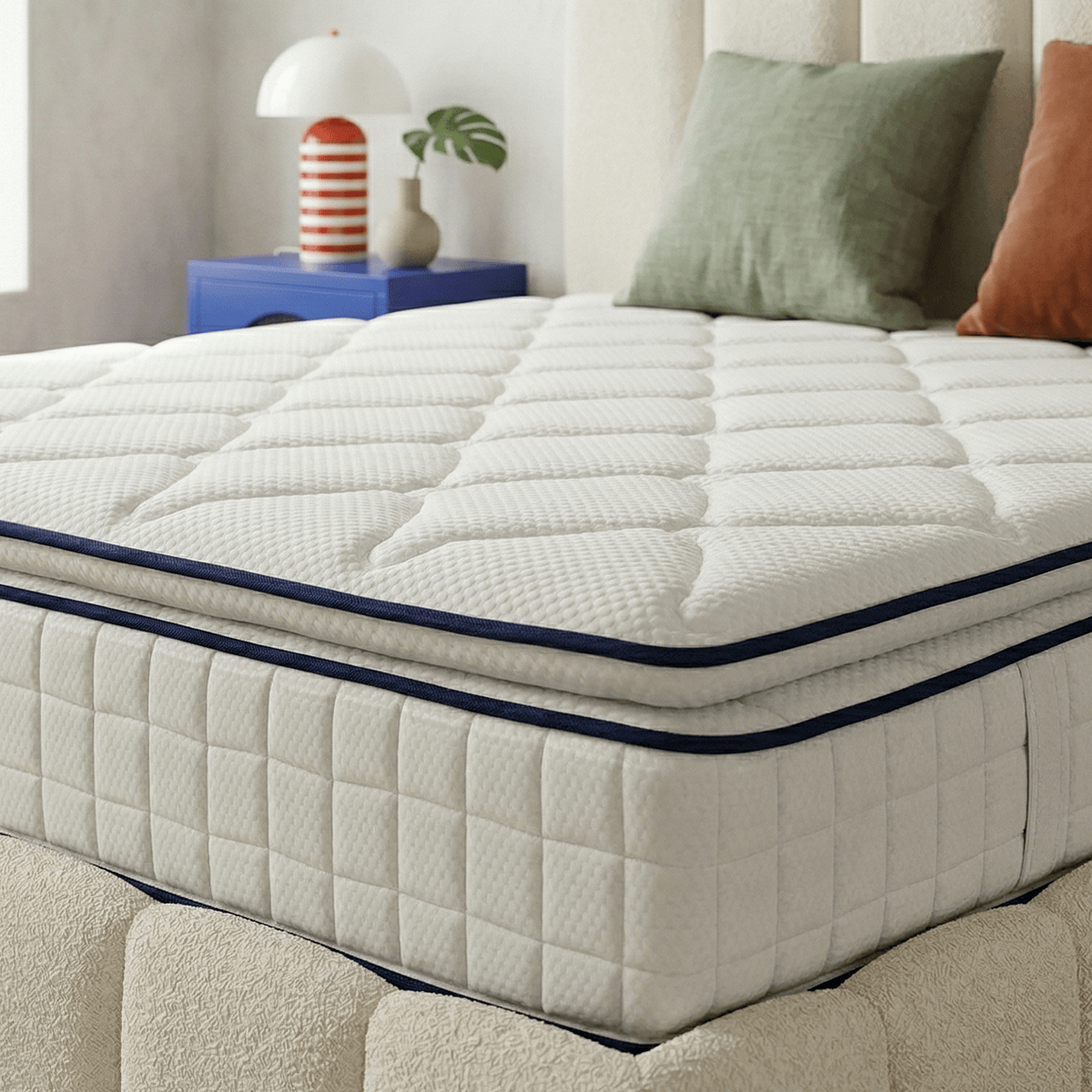 Confort Palace - Materasso - Molle Insacchettate - Bianco