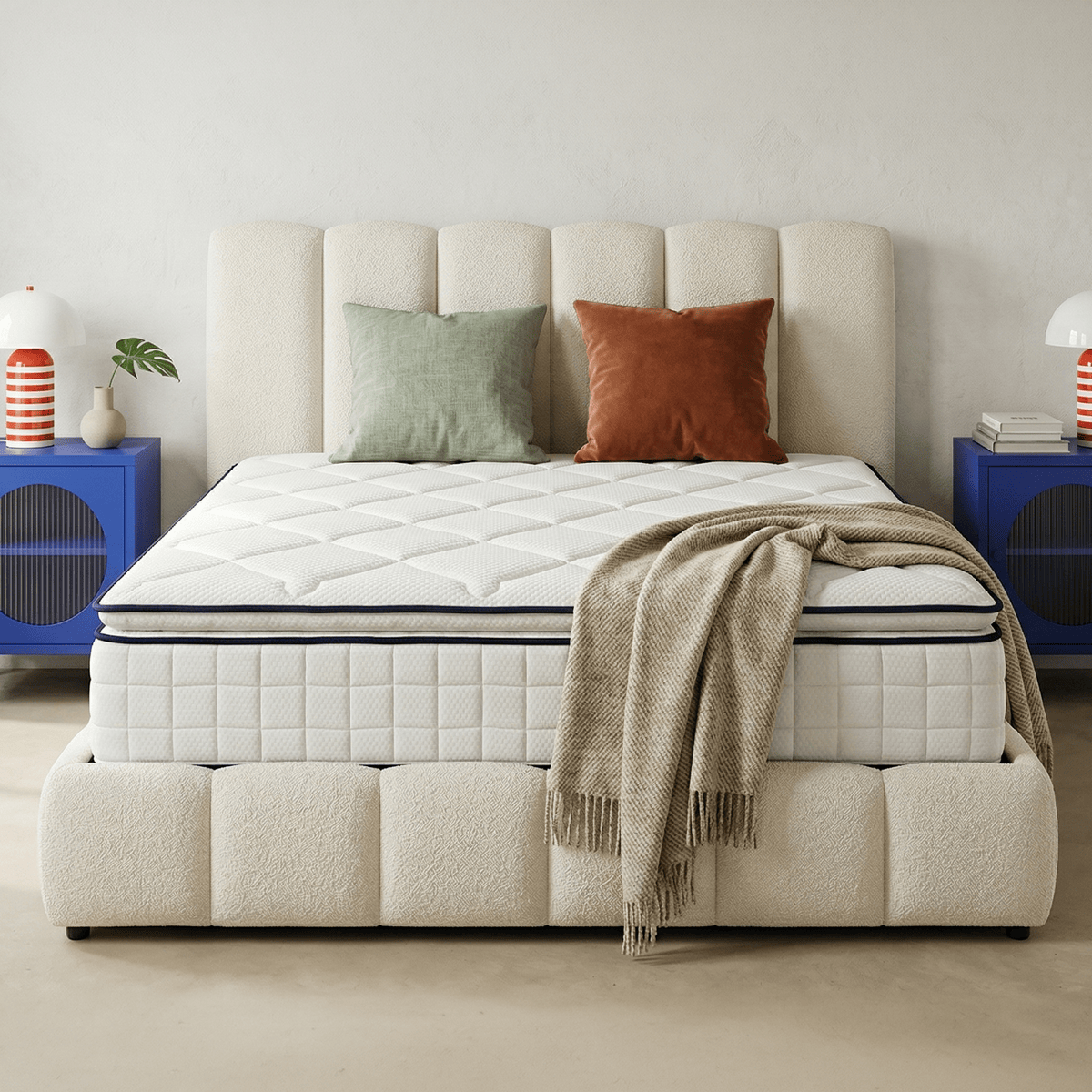 Confort Palace - Materasso - Molle Insacchettate - Bianco