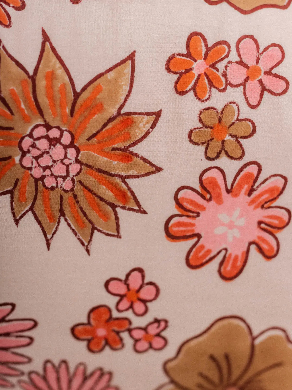 Flower Seventies - Housse De Coussin