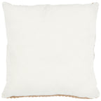 Housse de coussin rectangle noir effet jute naturel Nazar rugs