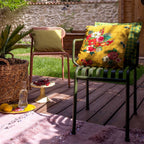 Hanami - Funda de cojín para exterior - Amarillo