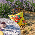 Hanami - Funda de cojín para exterior - Amarillo