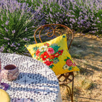 Hanami - Funda de cojín para exterior - Amarillo