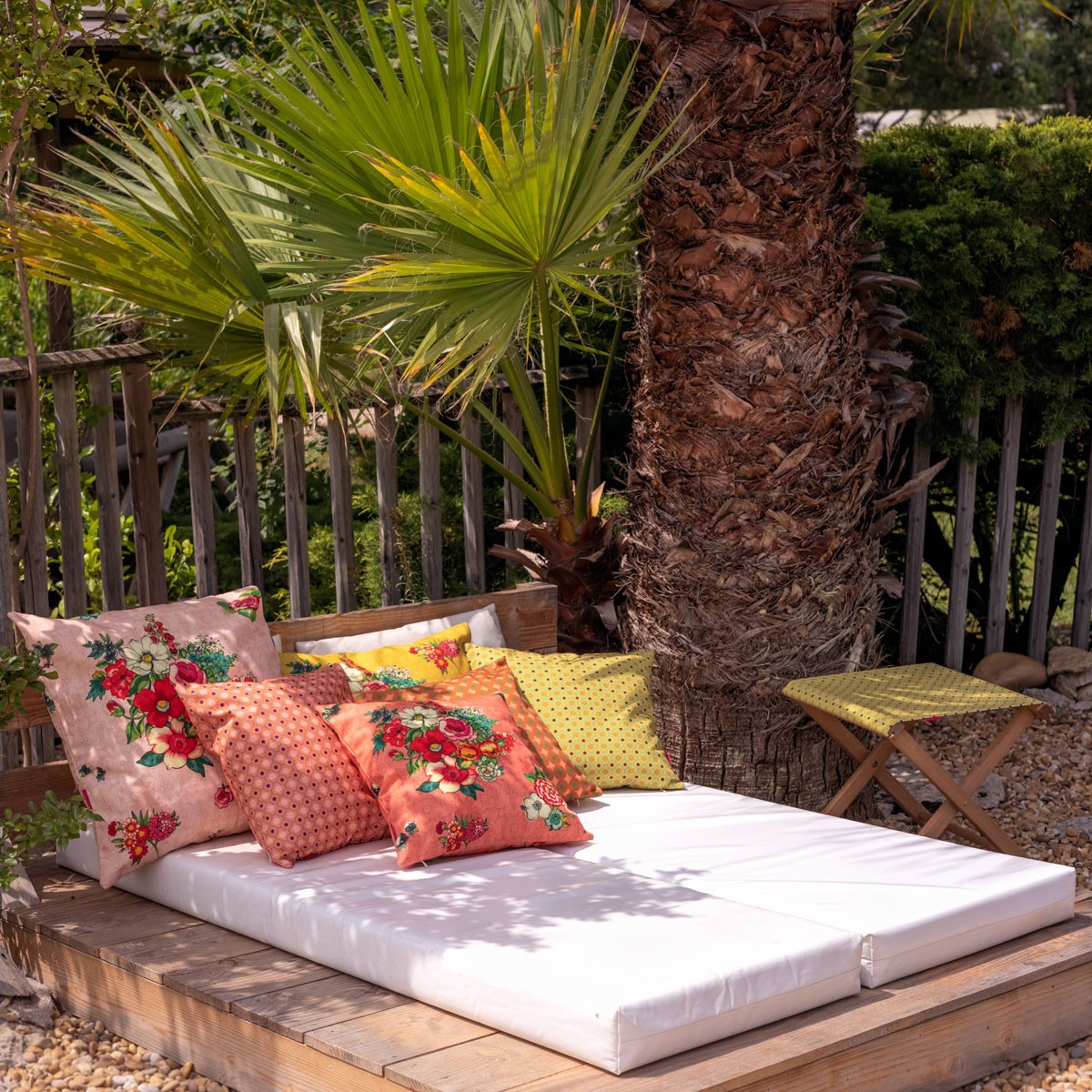 Hanami - Housse De Coussin Extérieur - Rose