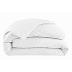 Plain Satin - Duvet Cover - White