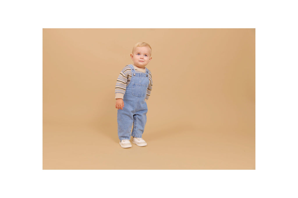 Ivan overalls i denim - Light Blue Denim