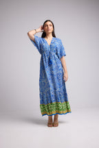 Long Dress - Ibiza - Blue Yellow