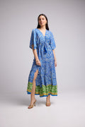 Long Dress - Ibiza - Blue Yellow