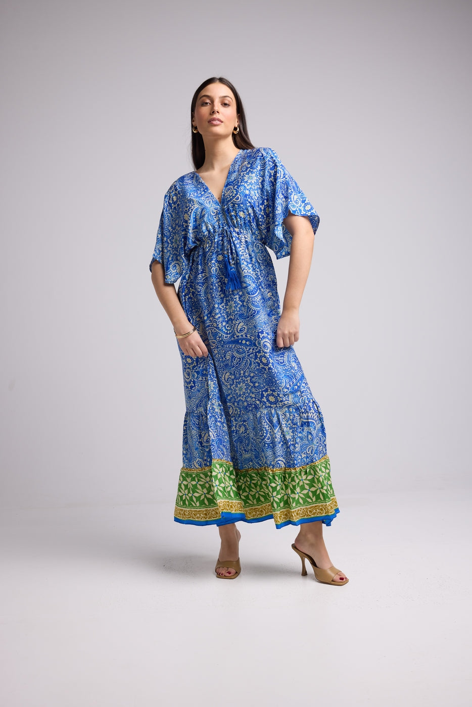Long Dress - Ibiza - Blue Yellow