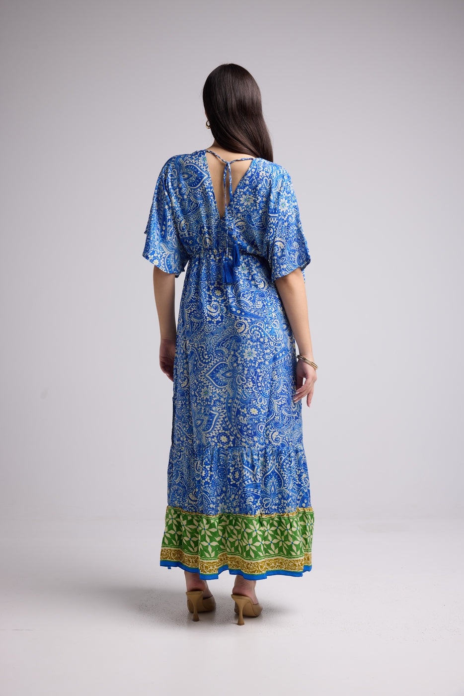 Long Dress - Ibiza - Blue Yellow