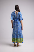 Long Dress - Ibiza - Blue Yellow