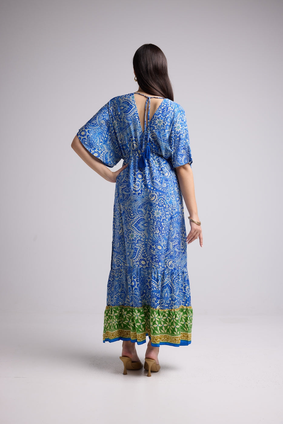 Long Dress - Ibiza - Blue Yellow