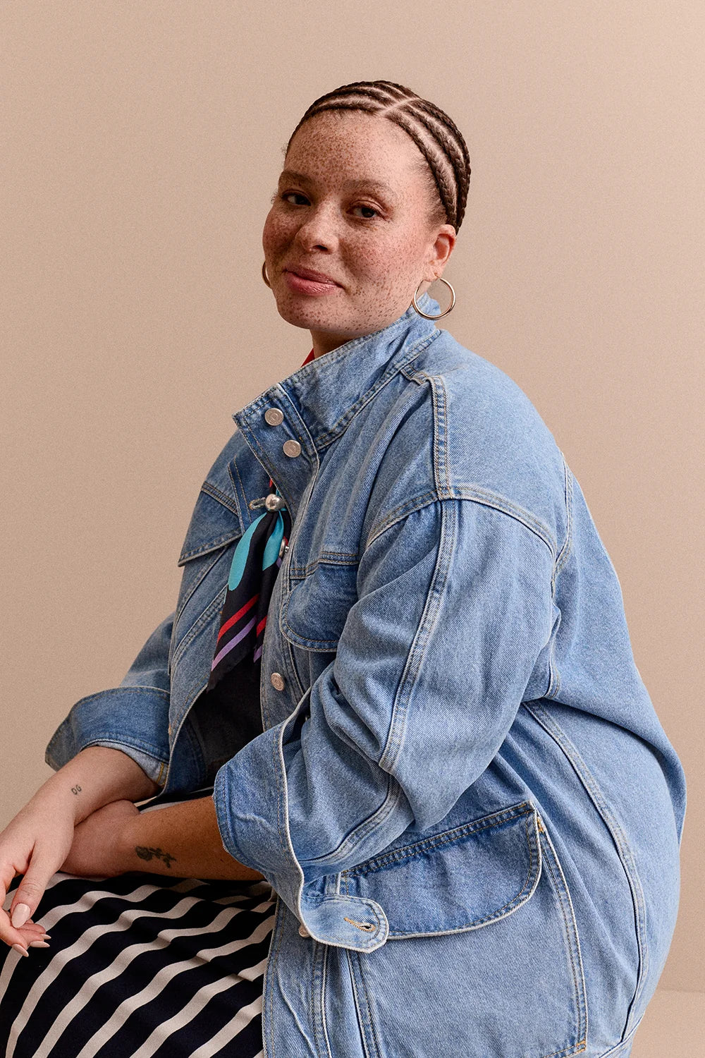 VESTE MAX LIGHT BLUE