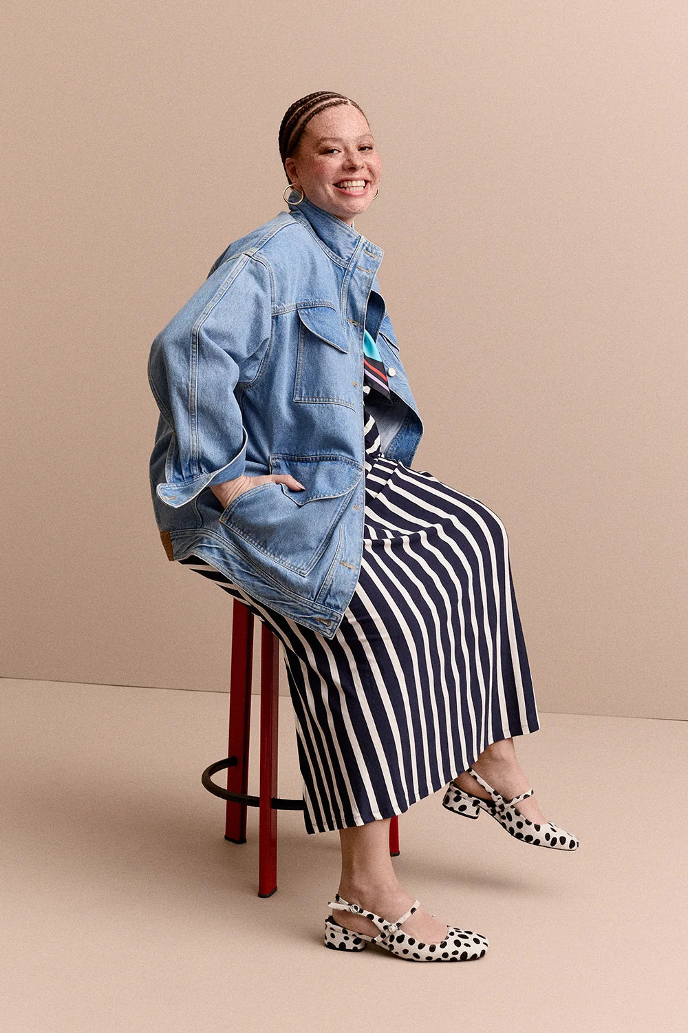 VESTE MAX LIGHT BLUE