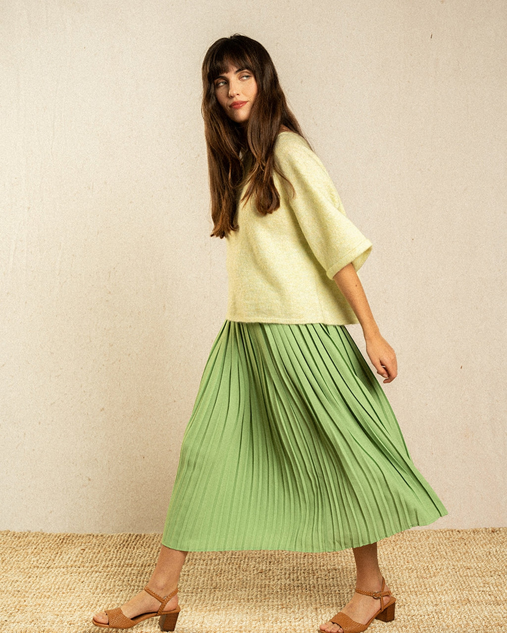 Cardigan Idylle - Kiwi