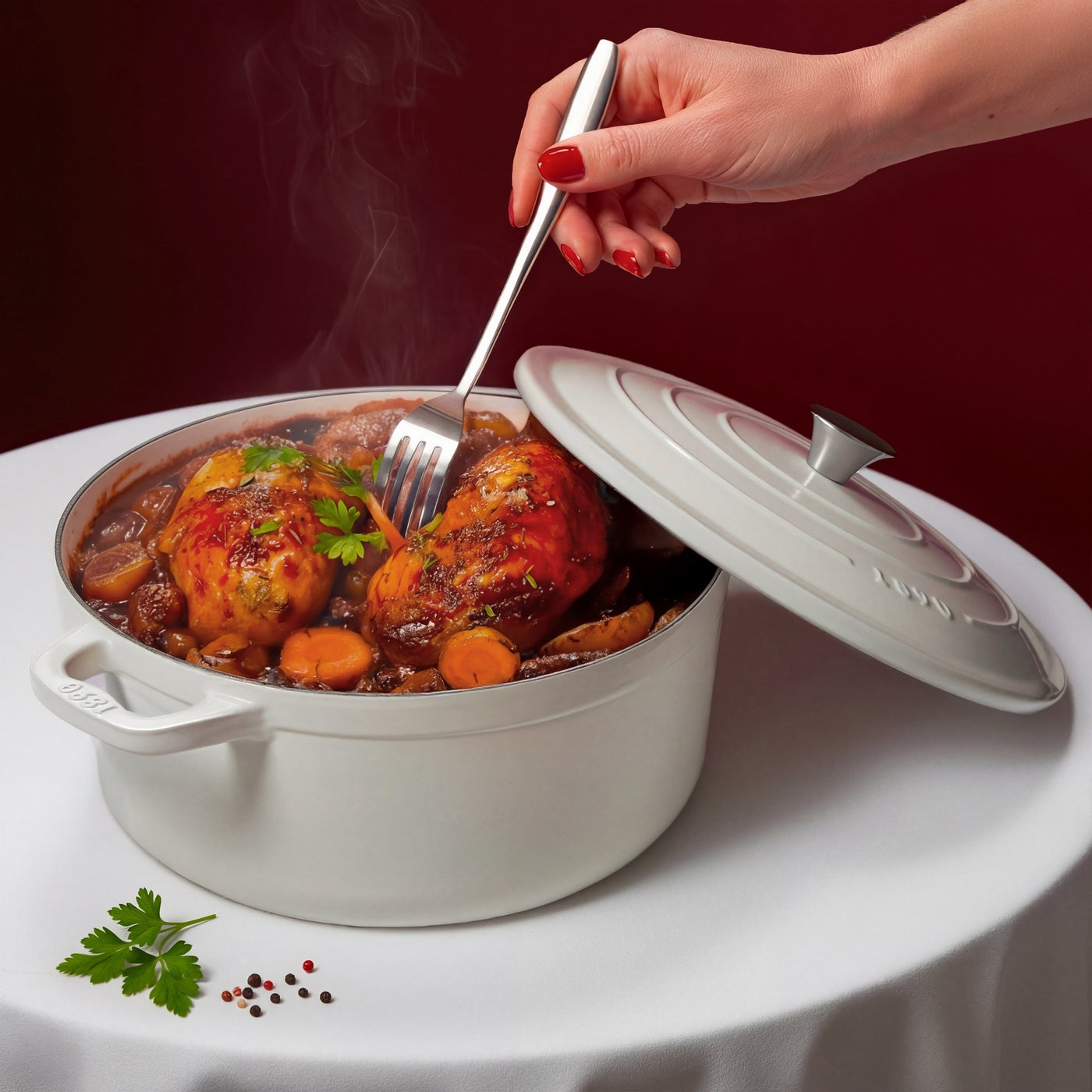 Cocotte Redonda - Crema