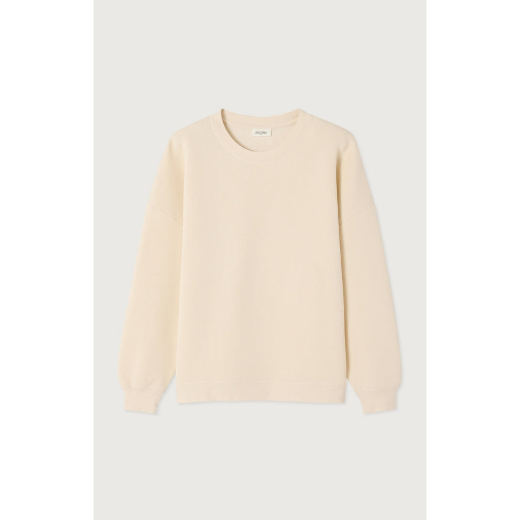 Sweat Col Rond - Ecru - Femme