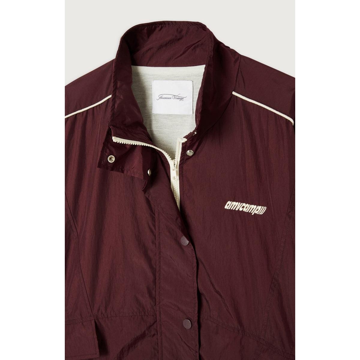 Loose Mid-Length Zip Jacket - Syrah - Women