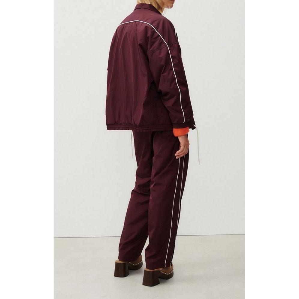 Loose Mid-Length Zip Jacket - Syrah - Women