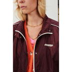 Loose Mid-Length Zip Jacket - Syrah - Women